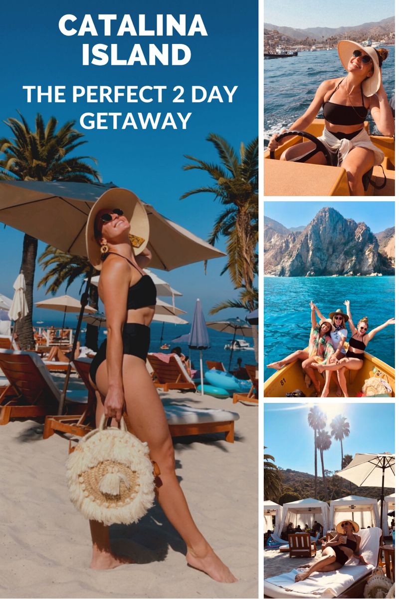 The perfect 2 day Catalina Island getaway. Catalina island is the perfect escape from LA. It's so close, yet feels a world away. If you're in need of a mini vacay, here's the perfect Catalina Island getaway!