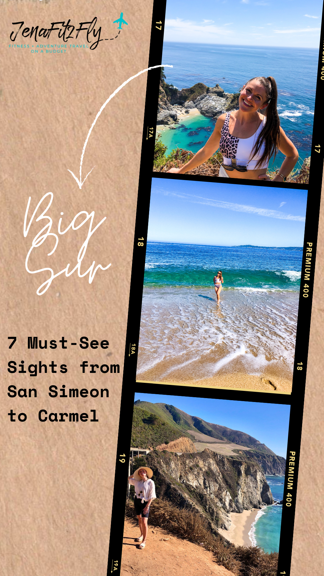 BIG SUR 7 MUST SEE STOPS FROM SAN SIMEON TO CARMEL JenaFit2Fly